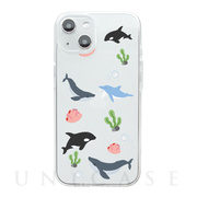 【iPhone14 ケース】ソフトクリアケース (Whale)
