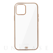 【iPhone14 Plus ケース】LUXURY CLEAR CASE (White Gold)