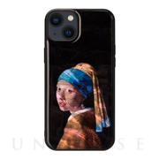 【iPhone14 Plus ケース】天然貝ケース (真珠の耳飾りの少女)