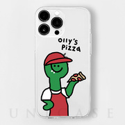 【iPhone14 Pro ケース】ソフトクリアケース (Olly`S pizza)