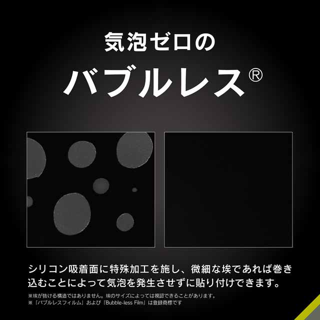 【iPhone14 Plus/13 Pro Max フィルム】[FLEX 3D] ゴリラガラス 反射防止 黄色くならないブルーライト低減 複合フレームガラス (ブラック)サブ画像