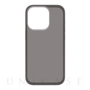 【iPhone14 Pro ケース】[GLASSICA] 背面ガラスケース (スモークブラック)