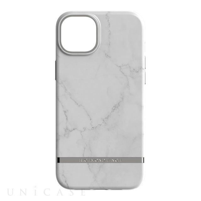 【iPhone14 Plus ケース】White Marble