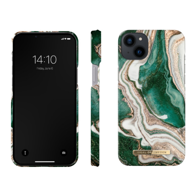 【iPhone14 Plus ケース】Fashion Case (Golden Jade Marble)サブ画像