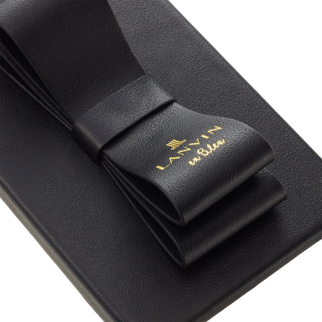 【iPhone14 Plus ケース】Slim Wrap Case Stand ＆ Ring Ribbon (Black)サブ画像
