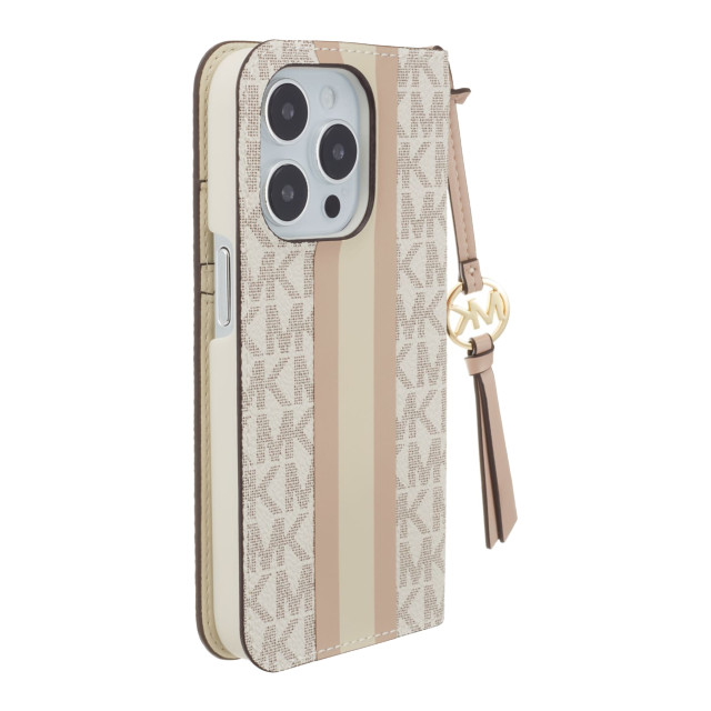 【iPhone14 Pro ケース】Folio Case Stripe with Tassel Charm for MagSafe (Vanilla)goods_nameサブ画像