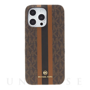 【iPhone14 Pro Max ケース】Slim Wrap Case Stripe for MagSafe (Brown)