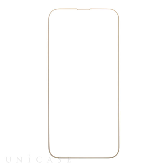 【iPhone14 Plus/13 Pro Max フィルム】iFace Round Edge Tempered Glass Screen Protector ラウンドエッジ強化ガラス 液晶保護シート (ベージュ)