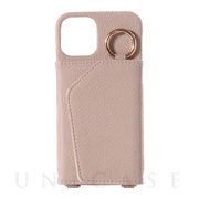 【iPhone14 Pro ケース】2way shoulder case (ピンク)
