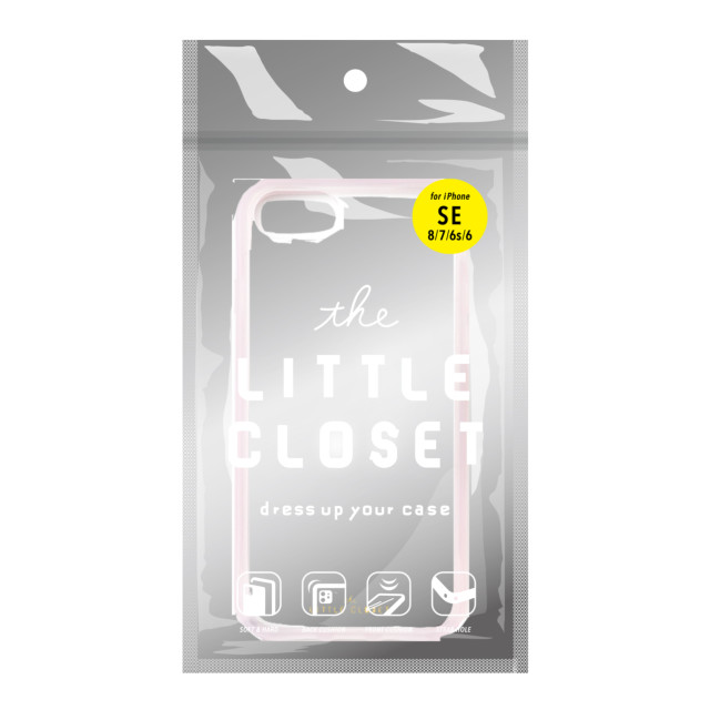 【iPhoneSE(第3/2世代)/8/7/6s/6 ケース】LITTLE CLOSET iPhone case (GLASS PINK)サブ画像