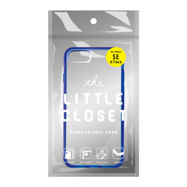 【iPhoneSE(第3/2世代)/8/7/6s/6 ケース】LITTLE CLOSET iPhone case (GLASS NAVY)サブ画像