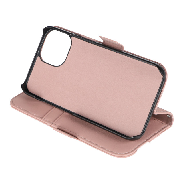 【iPhone14/13 ケース】DAISY PACH PU QUILT Leather Book Type Case (DUSTY PINK/WHITE)サブ画像