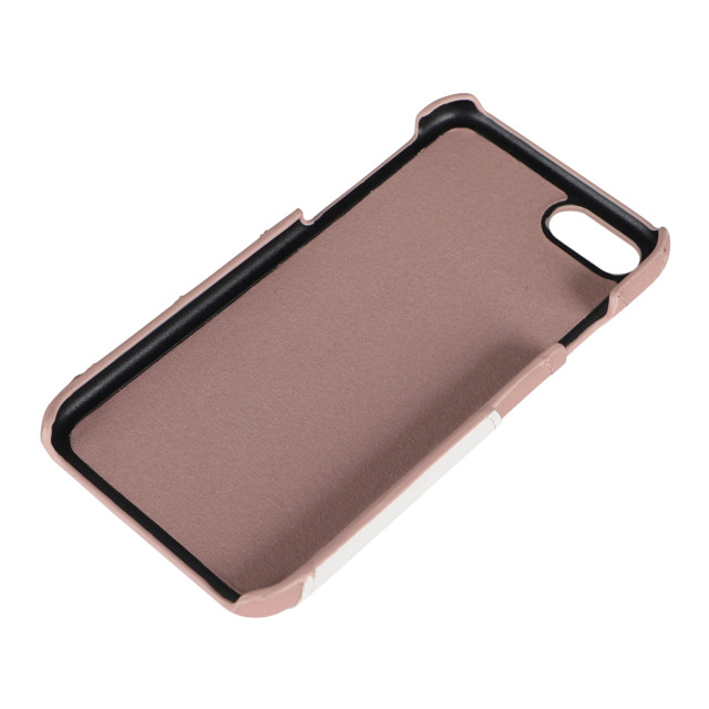 【iPhoneSE(第3/2世代)/8/7 ケース】DAISY PACH PU QUILT Leather Back Case (DUSTY PINK/WHITE)サブ画像