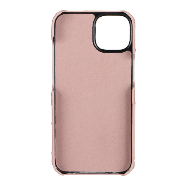 【iPhone14/13 ケース】DAISY PACH PU QUILT Leather Back Case (DUSTY PINK/WHITE)サブ画像