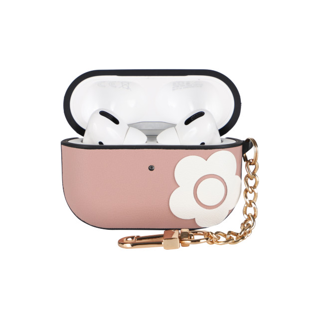 【AirPods Pro(第1世代) ケース】PU Leather Hybrid Case (DUSTY PINK/WHITE)サブ画像