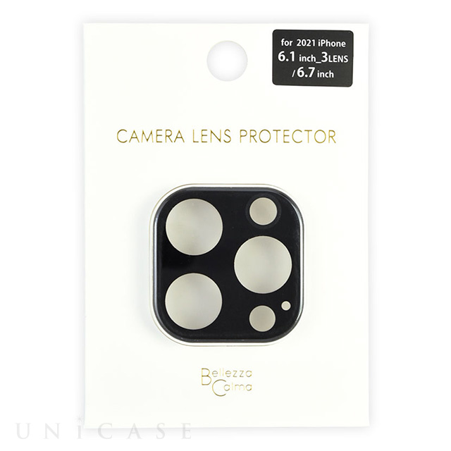 【iPhone13 Pro/13 Pro Max フィルム】カメラ保護ガラス (ブラック)サブ画像