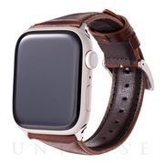 【Apple Watch バンド 49/45/44/42mm】ミュージアムカーフレザーバンド (ブラウン) for Apple Watch Ultra2/1/SE(第2/1世代)/Series9/8/7/6/5/4/3/2/1