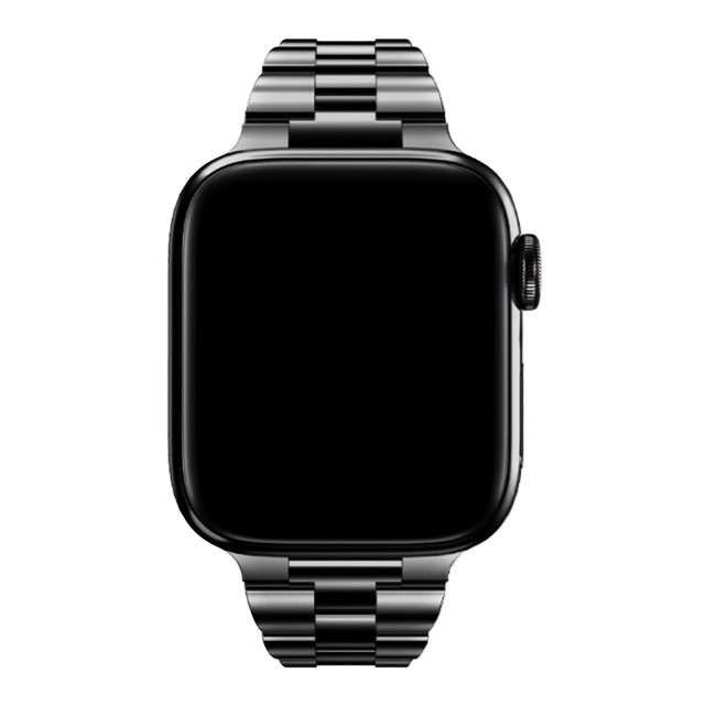 【Apple Watch バンド 49/45/44/42mm】イージーアジャスト メタルバンド (ブラック) for Apple Watch Ultra/SE(第2/1世代)/Series9/8/7/6/5/4/3/2/1サブ画像
