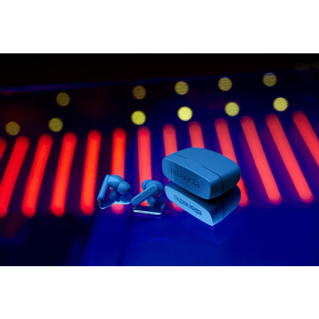 【完全ワイヤレスイヤホン】ATLANTA Multipoint Noise Cancelling TWS (Steel Blue)サブ画像