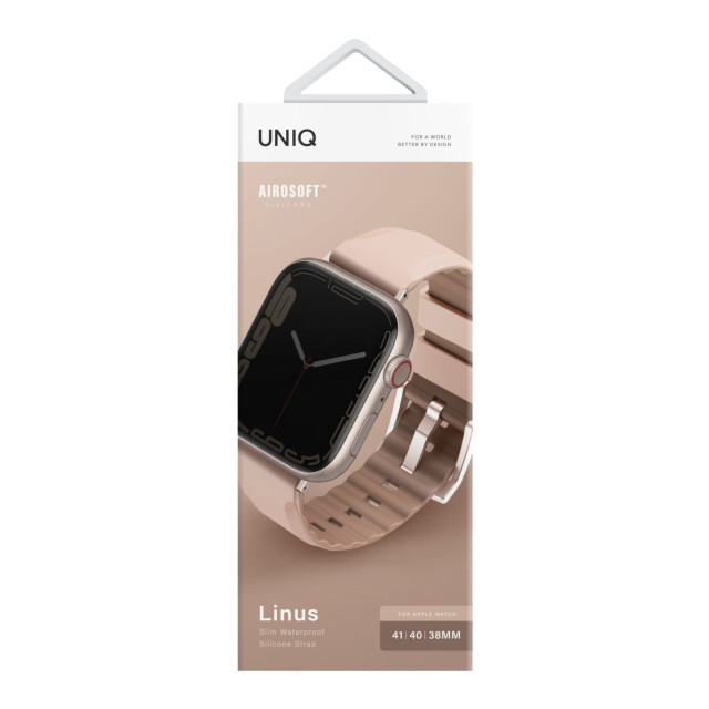 【Apple Watch バンド 41/40/38mm】LINUS AIROSOFT シリコン APPLE WATCH バンド MIDNIGHT ROSE PINK (PINK) for Apple Watch SE(第2/1世代)/Series9/8/7/6/5/4/3/2/1サブ画像