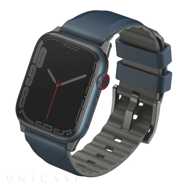 【Apple Watch バンド 45/44/42mm】LINUS AIROSOFT シリコン APPLE WATCH バンド NAUTICAL BLUE (BLUE) for Apple Watch SE(第2/1世代)/Series9/8/7/6/5/4/3/2/1