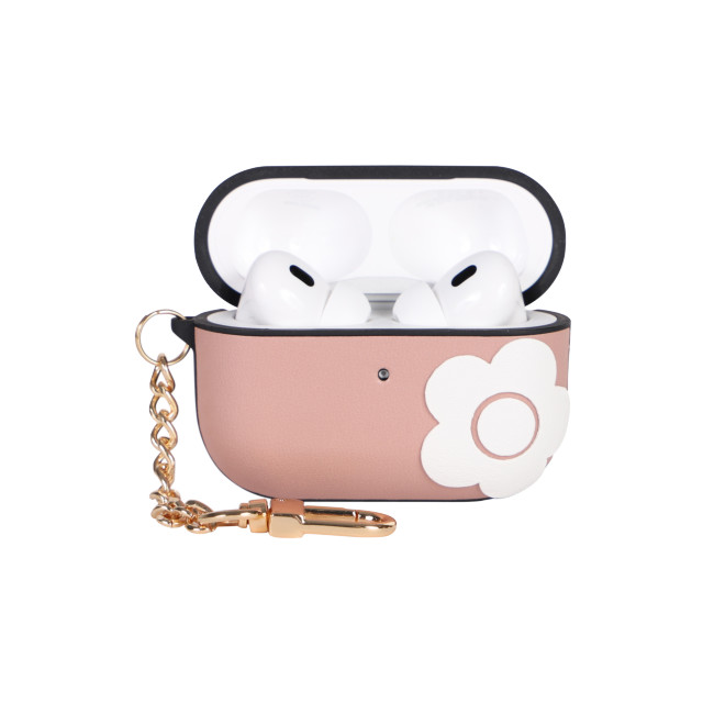 【AirPods Pro(第2/1世代) ケース】PU Leather Hybrid Case (DUSTY PINK/WHITE)サブ画像