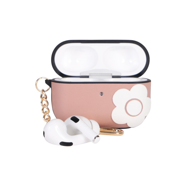 【AirPods Pro(第2/1世代) ケース】PU Leather Hybrid Case (DUSTY PINK/WHITE)サブ画像