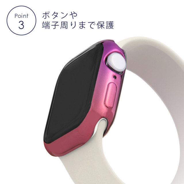 【Apple Watch ケース 41/40mm】TPUソフトケース META グラデーションカラー (グリーン/イエロー) for Apple Watch SE(第2/1世代)/Series9/8/7サブ画像