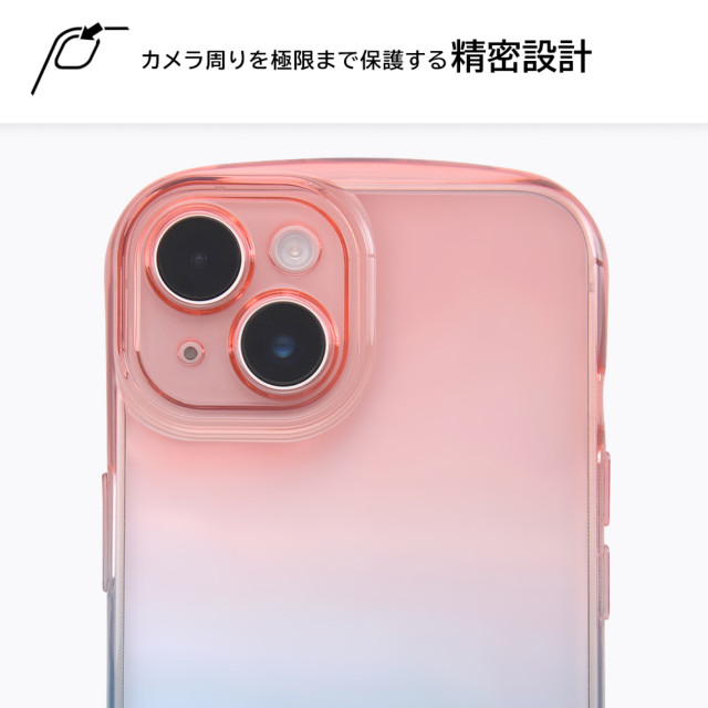 【iPhone14 ケース】耐衝撃 TPUソフトケース グラデーション GREA (レッド/ブルー)goods_nameサブ画像