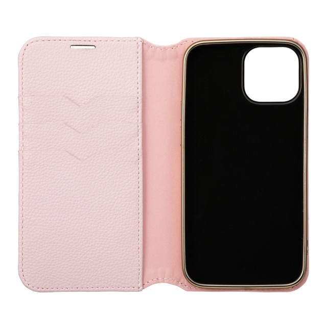 【アウトレット】【iPhone13 mini/12 mini ケース】“Shrink” PU Leather Book Case (Pink)サブ画像