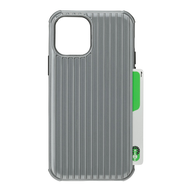 【アウトレット】【iPhone12/12 Pro ケース】”Rib-Slide” Hybrid Shell Case (Gray)サブ画像