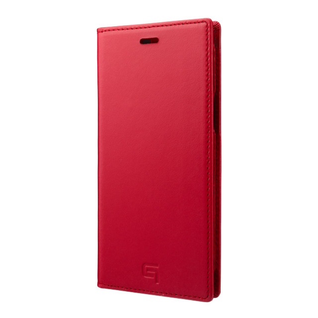 【アウトレット】【iPhone12/12 Pro ケース】Italian Genuine Leather Book Case (Red)サブ画像