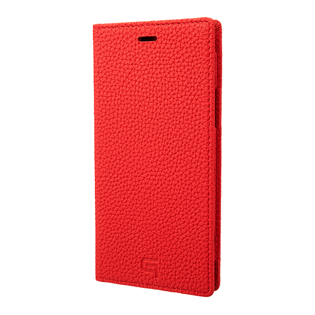 【アウトレット】【iPhone11 Pro/XS/X ケース】Shrunken-Calf Leather Book Case (Red)サブ画像