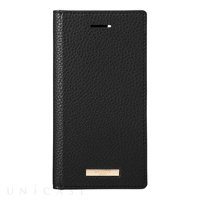 【アウトレット】【iPhoneSE(第3/2世代)/8/7/6s/6 ケース】“Shrink” PU Leather Book Case (Black)