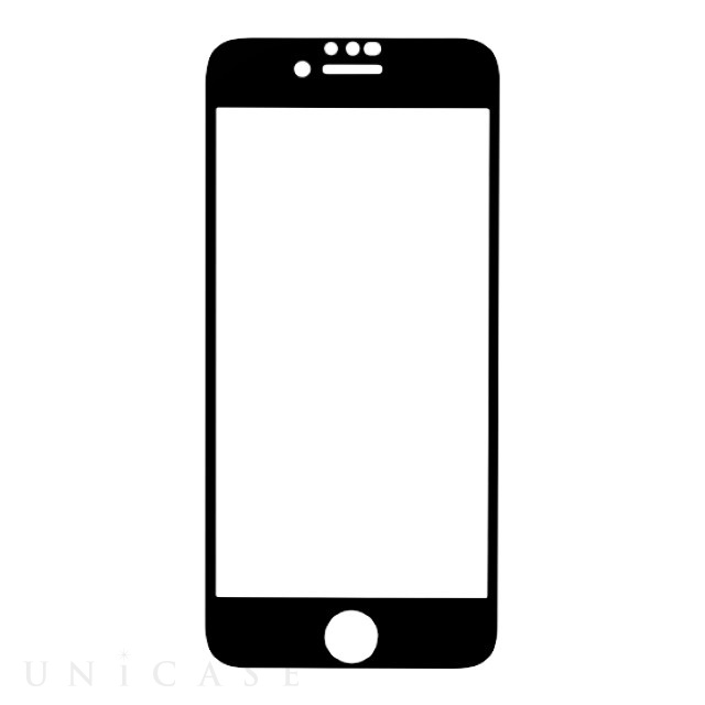 【iPhoneSE(第3/2世代)/8/7/6s/6 フィルム】iFace Round Edge Tempered Glass Screen Protector ラウンドエッジ強化ガラス 液晶保護シート (アンチグレア・ブラック)