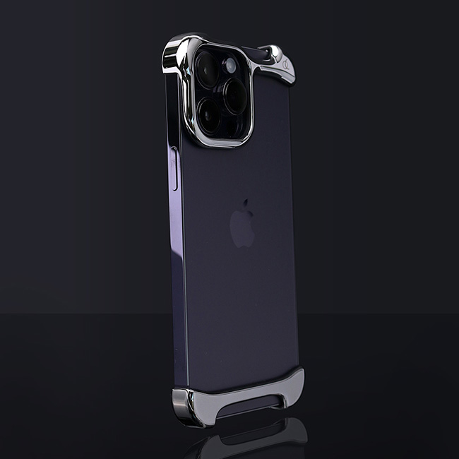 【iPhone13 Pro Max ケース】Arc Pulse (アルミ・ミラーシルバー)サブ画像
