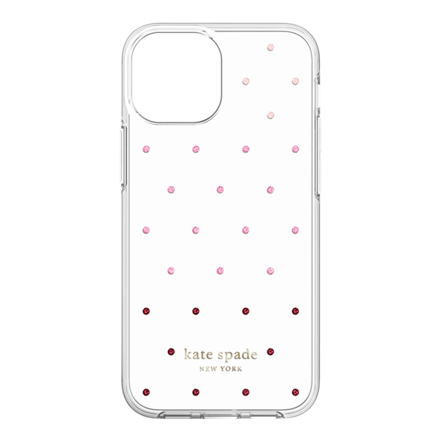 【アウトレット】【iPhone13 mini ケース】Protective Hardshell Case (Pin Dot Ombre/Pink/Clear)サブ画像