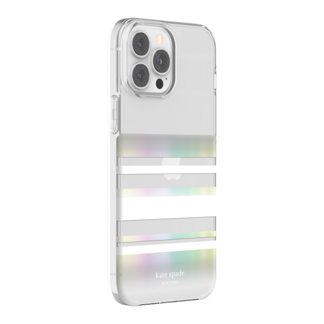 【アウトレット】【iPhone13 Pro Max ケース】Protective Hardshell Case (Park Stripe/White/Iridescent/Clear)サブ画像