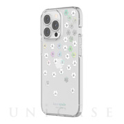 【アウトレット】【iPhone13 Pro ケース】Protective Hardshell Case (Scattered Flowers/Iridescent/Clear/White/Gems)