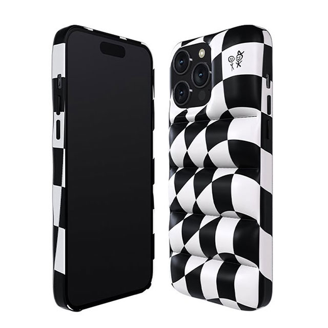 【iPhone14 Pro Max ケース】THE PUFFER CASE (CHECKERED)サブ画像