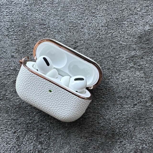 【AirPods Pro(第2/1世代) ケース】AirPods Pro Texture Case（emboss-white）サブ画像