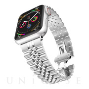 【Apple Watch バンド 49/45/44/42mm】クラシックバンド ジュビリー (シルバー) for Apple Watch Ultra2/1/SE(第2/1世代)/Series9/8/7/6/5/4/3/2/1