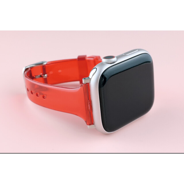 【Apple Watch バンド 41/40/38mm】クリアスリムベルト(025) グリーン for Apple Watch SE(第2/1世代)/Series9/8/7/6/5/4/3/2/1サブ画像