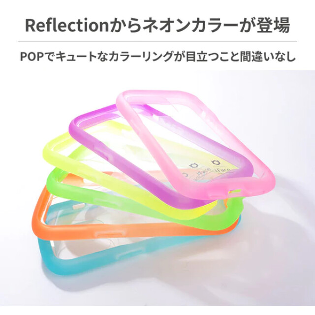 【iPhoneSE(第3/2世代)/8/7 ケース】iFace Reflection Neo 強化ガラスクリアケース (クリアオレンジ)サブ画像