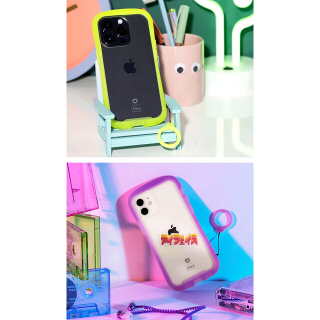 【iPhone13 mini ケース】iFace Reflection Neo 強化ガラスクリアケース (クリアブルー)サブ画像