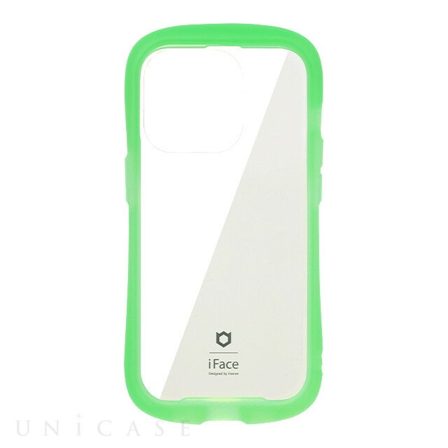 【iPhone14 Pro Max ケース】iFace Reflection Neo 強化ガラスクリアケース (クリアグリーン)
