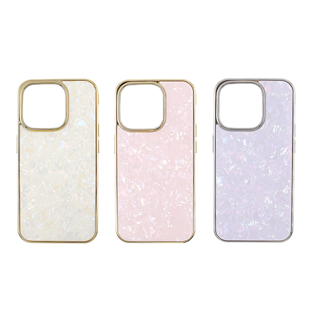 【iPhone15 Pro ケース】Glass Shell Case (lilac)goods_nameサブ画像