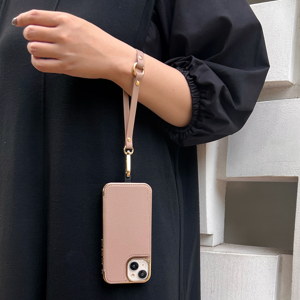 【iPhone15/14/13 ケース】Cross Body Case Duo (prism gold)サブ画像