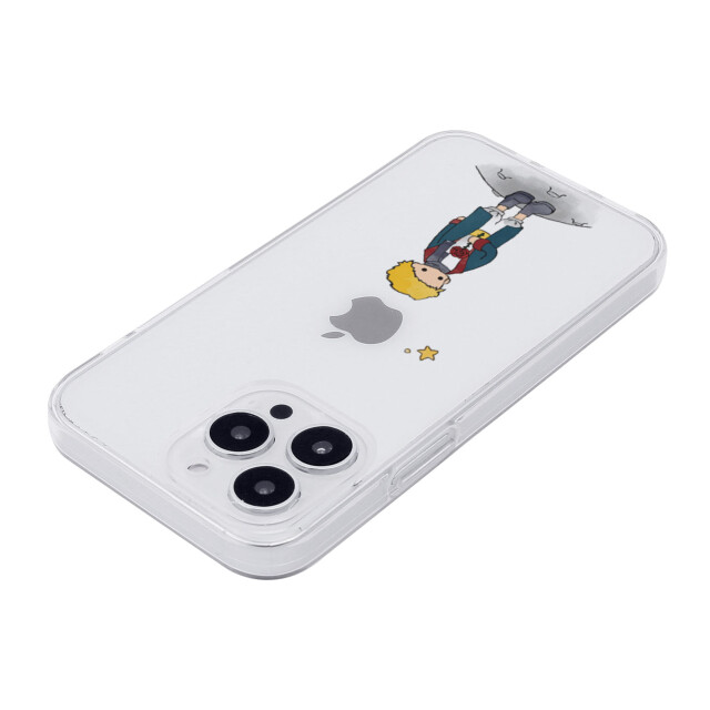 【iPhone15 Pro ケース】ソフトクリアケース (リトルプリンスとバラ)サブ画像