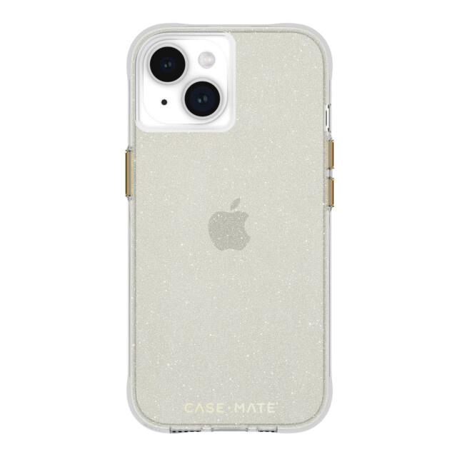 【iPhone15/14/13 ケース】抗菌 リサイクル材料 Sheer Crystal (Champagne)